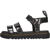 Sapatos Rapariga Sandálias Dr. Martens - Sandalo nero glitter KLAIRE J Preto