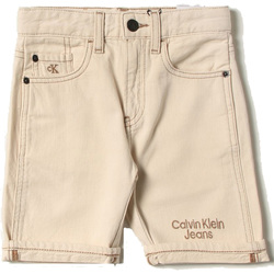 Textil Criança Shorts / Bermudas Calvin Klein Jeans IB0IB01233-1AA Bege