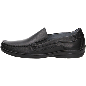 Sapatos Homem Sapatilhas Braking - Mocassino nero 6501 Preto