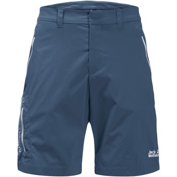 Textil Homem Shorts / Bermudas Jack Wolfskin Short  Overland Azul