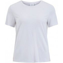 Textil Mulher T-Shirt mangas curtas Vila T-Shirt Modala O Neck - Optical Snow Branco