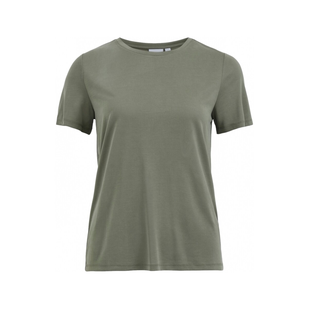 Textil Mulher Sweats Vila T-Shirt Modala O Neck - Four Leaf Clover Verde