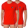Textil Homem T-Shirt Ben mangas curtas Bikkembergs BKK1UTS07BI-RED Vermelho
