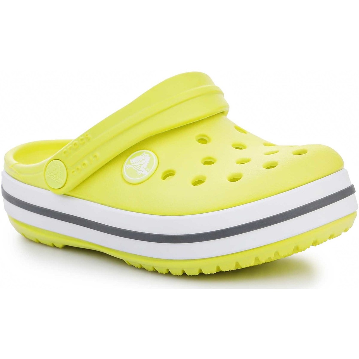 Sapatos Criança Sandálias Crocs Crocband Kids Clog T 207005-725 Amarelo