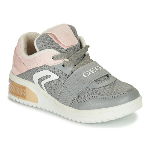 Sapatos Rapariga Para encontrar de volta os seus favoritos numa próxima visita Geox J XLED GIRL Cinza / Rosa