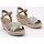 Sapatos Mulher Tommy Hilfiger Essential Lace UP TOMMY WEBBING LOW WEDGE SANDAL Cáqui