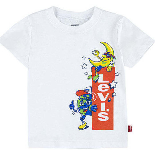 Textil Rapaz T-shirts e Pólos Levi's EE806-001-1-67 Branco