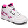 Sapatos Rapariga Sapatilhas de cano-alto Reebok Classic BB4500 COURT Branco / Rosa / Leopardo
