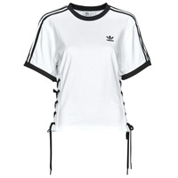 Textil Mulher T-Shirt mangas curtas chinh adidas Originals LACED TEE Branco