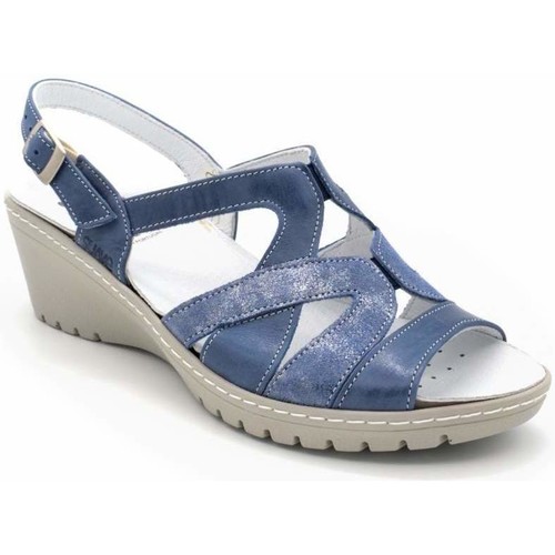 Sapatos Mulher Quadros / telas Suave 3301 Azul