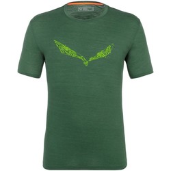 Textil Homem T-shirts e Pólos Salewa Pure Hardware Merino Men's T-Shirt 28384-5320 Verde