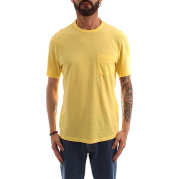 Textil Homem T-Shirt mangas curtas Blauer 22SBLUH02127006202 Amarelo