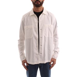 Textil Homem Camisas mangas comprida Calvin Klein ROHDE JEANS K10K109442 Branco