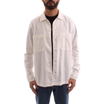 Textil Homem Camisas mangas comprida штани calvin klein K10K109442 Branco