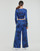 Textil Mulher Sweats adidas Performance FARM CROP LS Azul