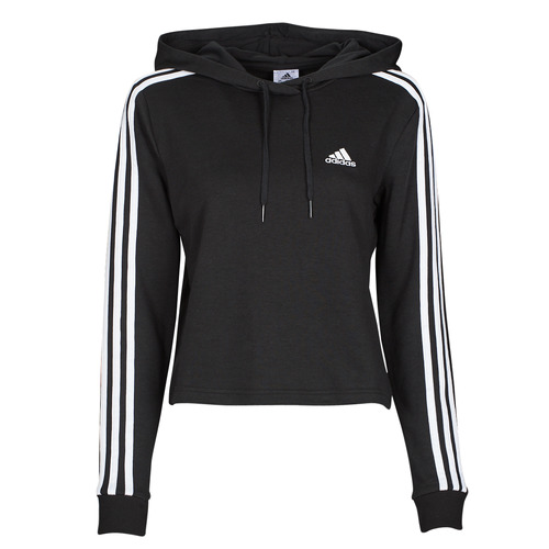 Textil Mulher Sweats outlet adidas Performance W 3S FT CRO HD Preto