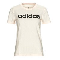 Textil Mulher T-Shirt mangas curtas results adidas Sportswear W LIN T Bege