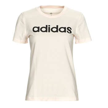 Textil Mulher T-Shirt mangas curtas greek adidas Sportswear W LIN T Bege