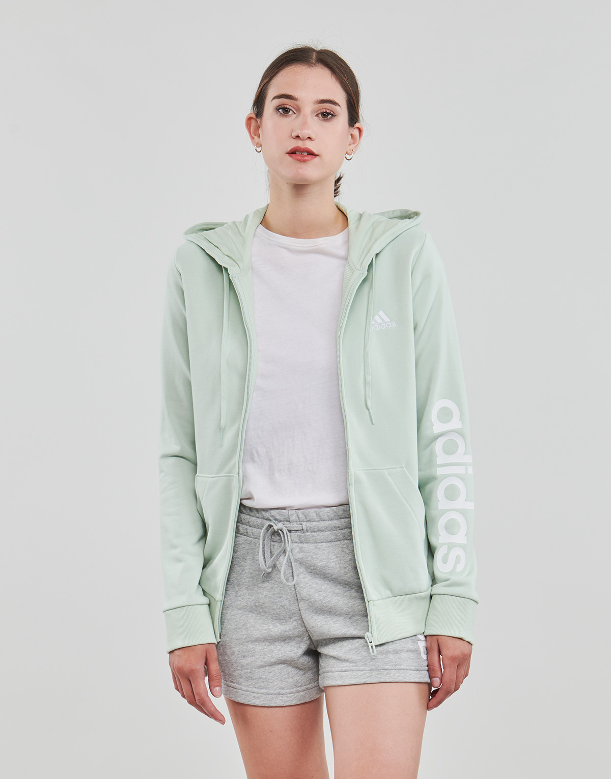 Textil Mulher adidas store king of prussia hours for seniors W LIN FT FZ HD Verde / Linho