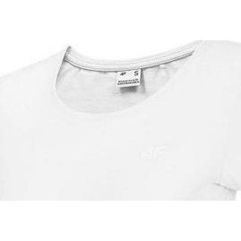 Textil Mulher T-Shirt mangas curtas 4F TSD350 Branco