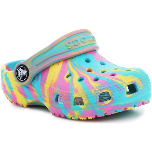Sapatos Criança Sandálias Crocs Classic Marbled Kids Clog T 206838-4SM Multicolor