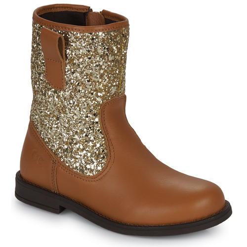 Sapatos Rapariga Botas baixas Top 5 de vendasmpagnie JUCKER Camel / Dourado