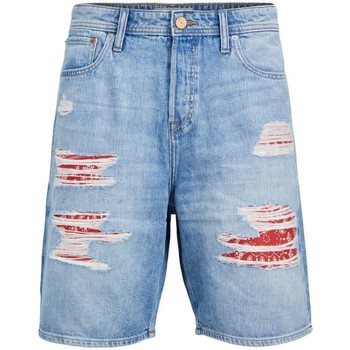 Textil Homem Shorts / Bermudas Jack & Jones 12212441 TONY-BLUE DENIM Azul