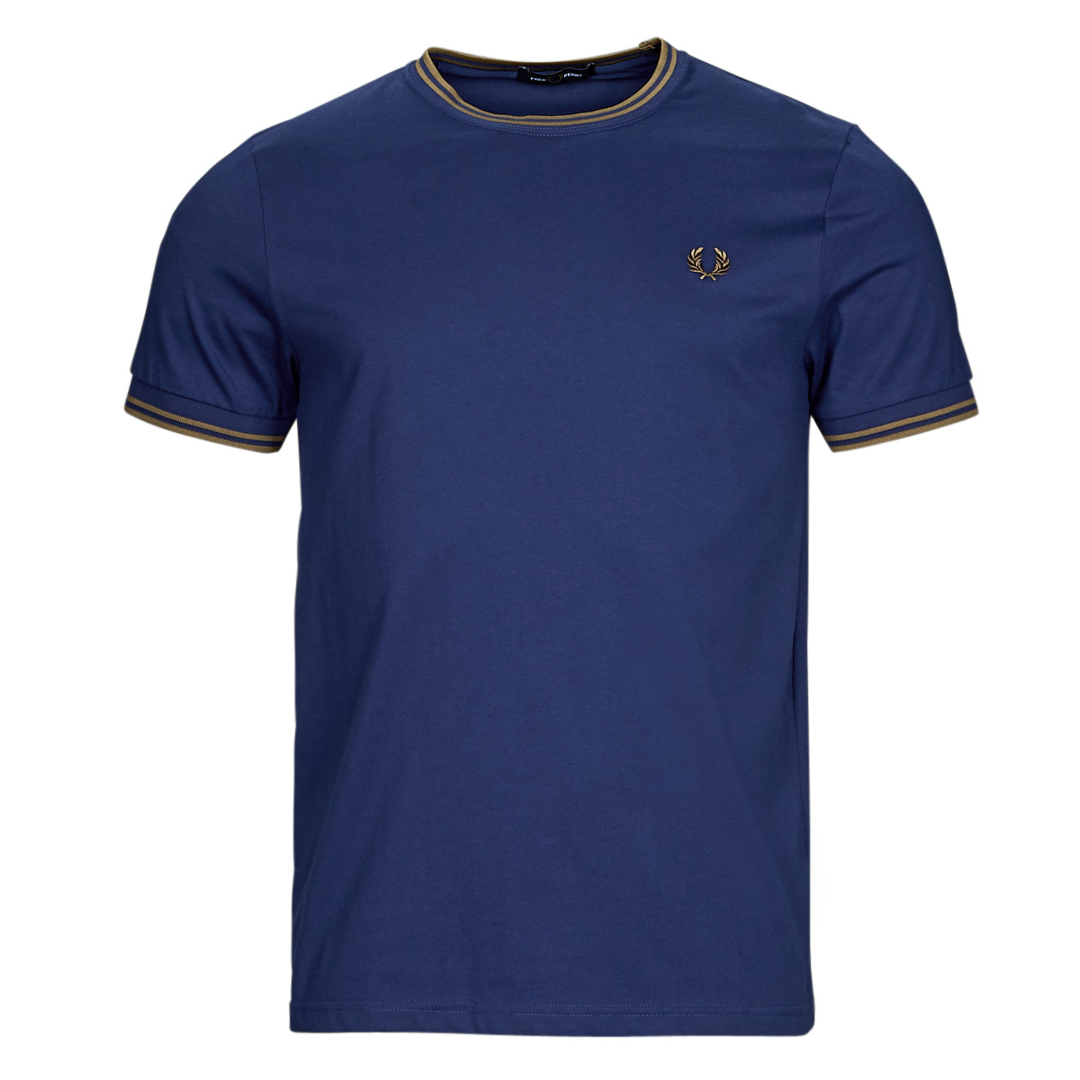 Textil Homem MC2 Saint Barth T-shirt con stampa grafica Bianco TWIN TIPPED T-SHIRT Azul