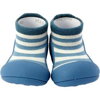 Sapatos Criança Botas Attipas PRIMEROS PASOS   STRIPE BLUE STR0101 Azul