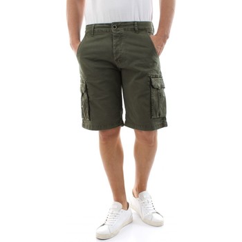 Textil Homem Shorts / Bermudas Bomboogie BMFATH T GBT-34 OLIVE GREEN Verde