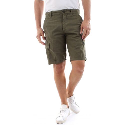 Textil Homem Shorts / Bermudas T-shirts e Pólos SH0021T WEMBLEY-W89 MILITARY Cinza