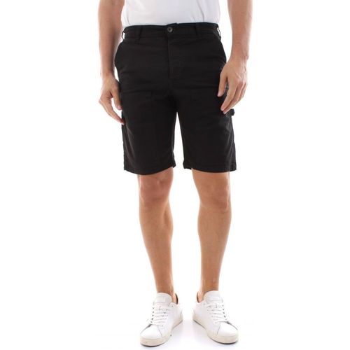 Textil Homem Shorts / Bermudas T-shirts e Pólos SH0041T HART LANE-05 BLACK Preto