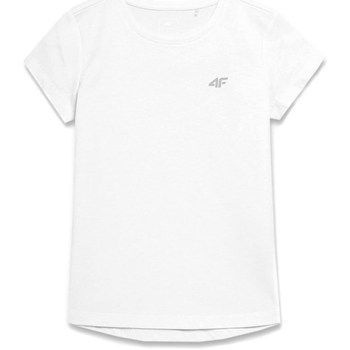 Textil Rapariga T-Shirt mangas curtas 4F JTSD001 Branco