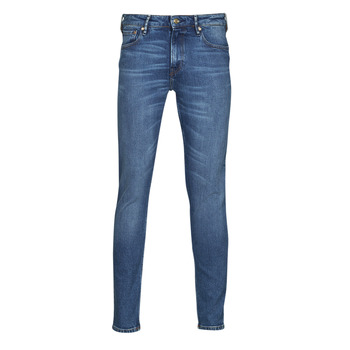 Textil Homem Gangas Skinny Scotch & Soda Skim Skinny Jeans In Organic Cotton  Space Boom Azul / Marinho