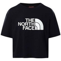 Textil Mulher T-shirts e Pólos The North Face W CROPPED EASY TEE Preto