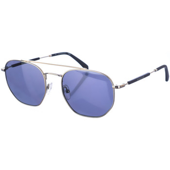 Chinelo Calvin Klein Lettering Azul-Marinho óculos de sol Calvin Klein Jeans CKJ20111S-001 Prata
