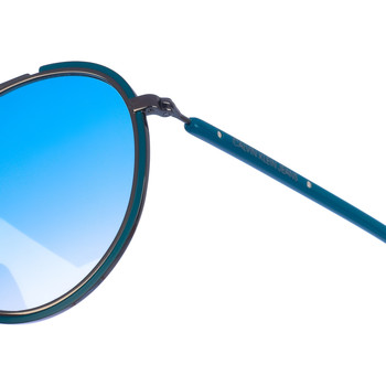 Chinelo Calvin Klein Lettering Azul-Marinho Mulher óculos de sol Calvin Klein Jeans CKJ20301S-403 Multicolor