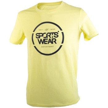 Textil Homem T-Shirt HAIDEN curtas 4F TSM035 Amarelo