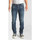 TeRush Homem Calças de ganga Molo floral-print track pants Jeans ajusté 600/17, comprimento 34 Azul