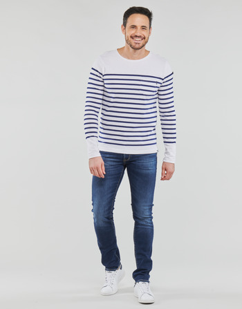 Textil Homem Calças Jeans Le Temps des Cerises 812 VEILS Azul