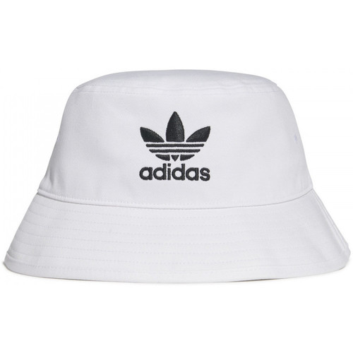 Acessógreen Homem Chapéu adidas Originals Trefoil bucket hat adicolor Branco