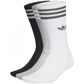 Adidas is set to report earnings for the second quarter on August 4 Homem Meias adidas Originals Solid crew sock Branco