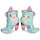 Sapatos Mulher Botins Irregular Choice Twinkle Toes Rosa / Azul