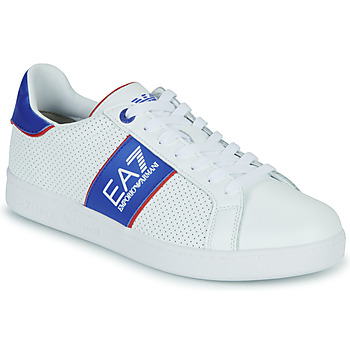Sapatos Sapatilhas Emporio Armani EA7  Branco / Azul / Vermelho
