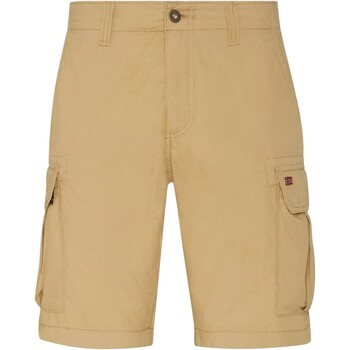 Textil Homem Shorts / Bermudas Napapijri 191209 Bege