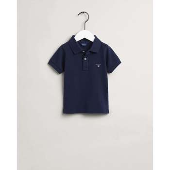 Textil Rapaz T-shirts e Pólos Gant Kids 802201-433-3-17 AZUL ESC