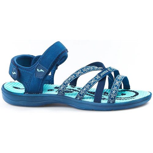 Sapatos Mulher Mesas de apoio Joma Sandalias de Goma  Mali Lady 2233 Navy Sky Blue Azul