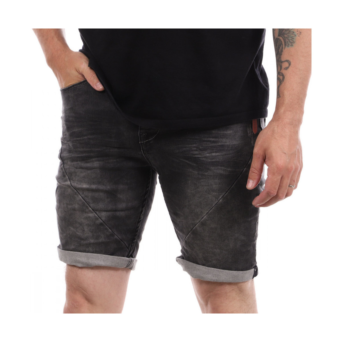 Textil Homem Shorts / Bermudas Sublevel  Cinza