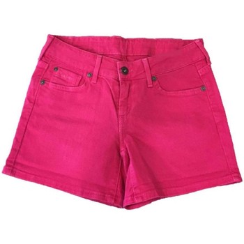 Textil Rapariga Shorts / Bermudas Pepe Harvest JEANS  Rosa