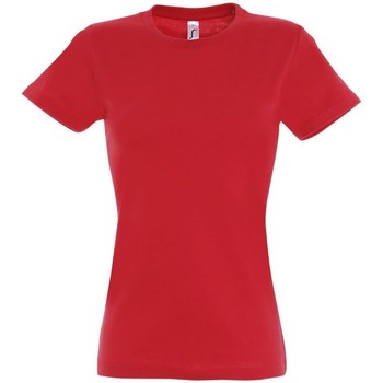 Textil Mulher red and white striped cotton T-shirt Sols IMPERIAL WOMEN - CAMISETA MUJER Vermelho